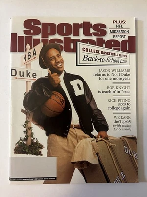 2001 Sports Illustrated DUKE Blue Devils NCAA COLLEGE предварительный просмотр ДЖЕЙСОН УИЛЬЯМС - Изображение 1 из 2