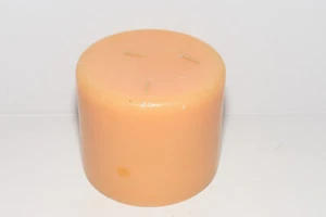 Partylite 3-wick candle...5 x 6 NEW Peach? - Picture 1 of 6