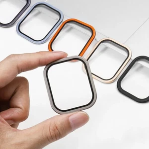 Tempered Glass for Apple Watch Ultra 49mm Titanium Metal Frame Anti-Scratch film - Photo 1 sur 23