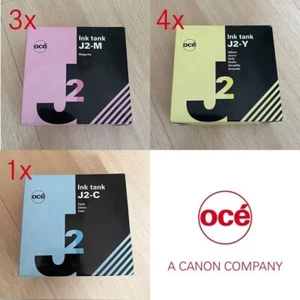 8 x OCE Tinten Toner J2-M J2-Y J2-C Magenta Gelb Cyan - NEU! OCE 5150 OCE 5250 - Bild 1 von 4