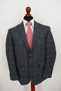 Scabal Sakko Gr.25 100% Schurwolle Handmade Dunkel Anthrazit Grau Neuwertig - Bild 1 von 8