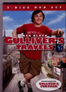 Jack Black in Gulliver's Travels 2-discs DVD Includes "Gulliver's Fun Pack" - Imagen 1 de 2