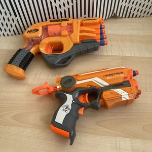 Nerf Doomlands Persuader & Firestrike ELITE x 2 Guns with 7 darts/Bullets - Picture 1 of 9