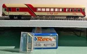 HO ROCO 44280 DB GERMAN TUI TREFF VACATION HOLIDAY EXPRESS COACH CAR - Picture 1 of 1