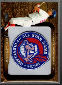 A1809- 2009 Topps Legends Commemorative Patch #LPR73 Carl Yastrzemski 1963 - Picture 1 of 2