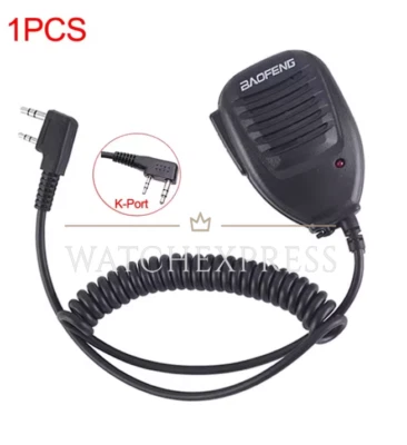 AURICOLARE per Ricetrasmittente Baofeng-CUFFIA Microfono altoparlante con CLIP - Immagine 1 di 4