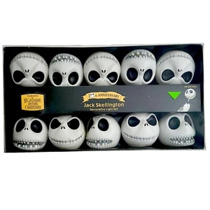 2003 NECA 10th Anniversary Nightmare Before Christmas JACK SKELLINGTON Light Set - Picture 1 of 8