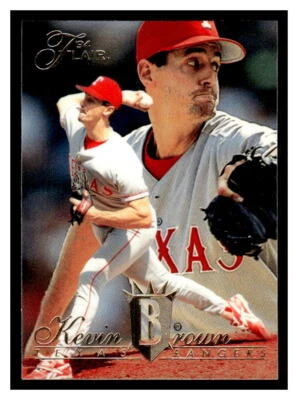 1994 Flair  #343 Kevin Brown - Texas Rangers - Image 1 of 2