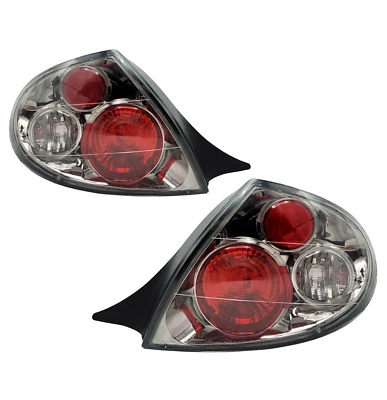 Fits 2000-2002 Dodge Plymouth Neon Gunmetal Euro Rear Tail Brake Lights Lamps - Image 1 of 4
