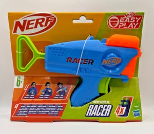 Nerf Elite Jr. Racer Dart Blaster Hasbro 2 Schuss Kinder 6+ inkl. 4 Darts - Bild 1 von 3
