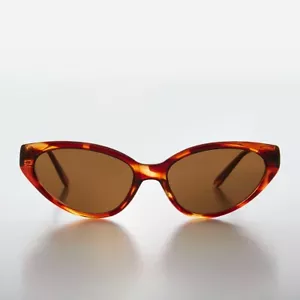 Landschildkröte Extreme Katzenaugen Sonnenbrille Mit Braune Linsen - Alexa - Bild 1 von 3