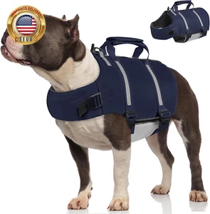 Small Dog Life Jacket, High Buoyancy Dog Life Vest for Swimming, XS Puppy Swimmi - Picture 1 of 7