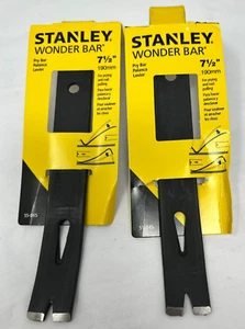 NEW 2 Pack Stanley 55-045 Wonder Bar II Pry Bar 7-1/2" Fast Free Shipping! - Picture 1 of 3