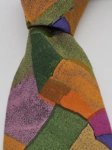 Vintage Arco Cravats Necktie Multicolor Mod Colorful Rayon  - Picture 1 of 8