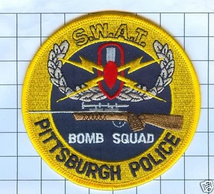 POLICE PATCH - PITTSBURGH, PA SWAT POLICE BOMB SQUAD PATCH - Picture 1 of 1