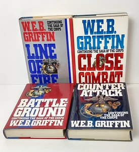 W.E.B. Griffin Order Of The Corps Series Bks 3,4,5,6 Action War Military Soldier - Picture 1 of 11