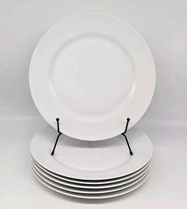 Pottery Barn PB Weiß 10,5" Essteller 6er Set Hergestellt in Japan - Bild 1 von 7