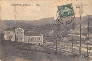 CPA 07 LAMASTRE L'HOPITAL ET LA VILLE - Picture 1 of 1