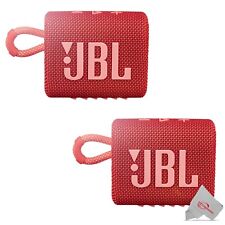 2x Altavoz Bluetooth Portátil JBL Go 3 Rojo Impermeable