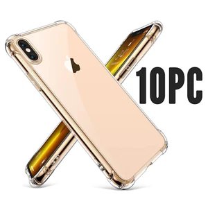 Venta al por mayor 10 piezas Funda Transparente a Granel De Silicona A Prueba de Golpes para iPhone 11 12 13 14 - Imagen 1 de 11