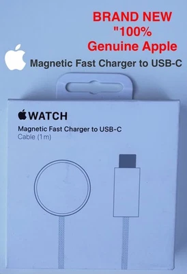 Apple Watch Magnetic Fast Charger to USB-C Cable (1 m), BRAND NEW, “100% Genuine - Image 1 of 4