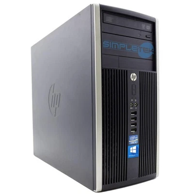 HP 6200 PRO MT i3 3.10GHZ 16GB 240GB 2GB GPU COMPUTER MINI TOWER RS232 WIN 10 - Immagine 1 di 4