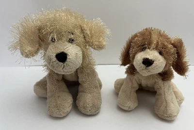 GANZ WEBKINZ Golden Retriever & Cocker Spaniel Dog Plush HM010 HS011 NO CODE Lot - Image 1 of 4