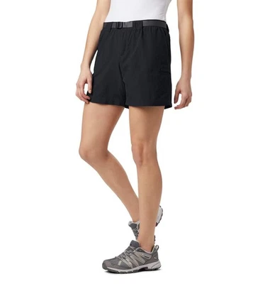 Columbia Women's Sandy River Cargo Short Shorts, Black, XLx6 - Image 1 of 4