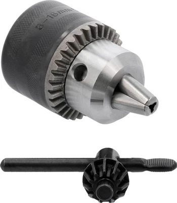 Bohrfutter 3-16 mm 5/8" 16UNF Zahnkranzbohrfutter für Bohrmaschinen + Schlüssel - Bild 1 von 4