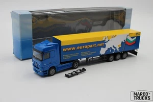 Herpa MB Actros MP1 LH 1841 scatola semirimorchio "Europart Bulgaria" 1:87 /H22970 - Foto 1 di 1