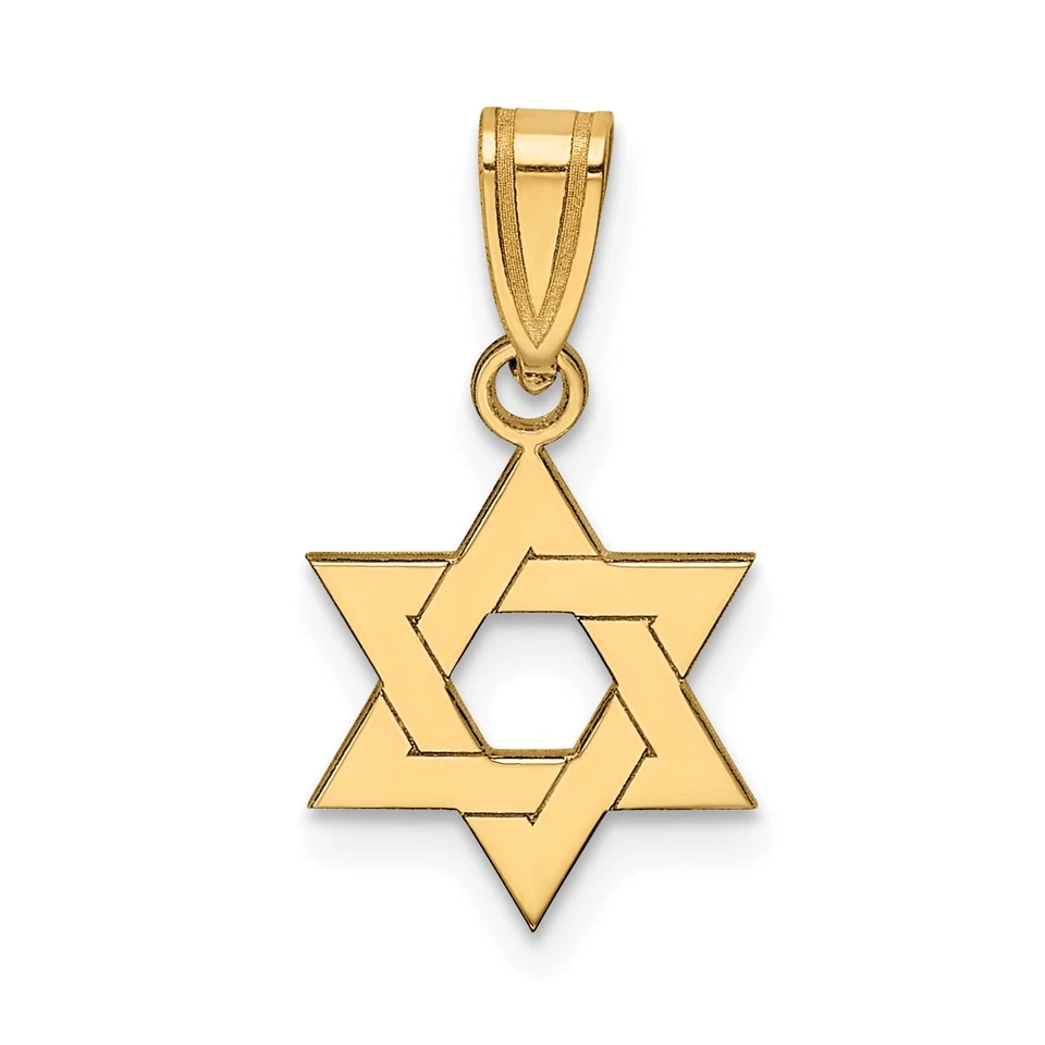 Goldia 14k Yellow Gold Star of David Pendant