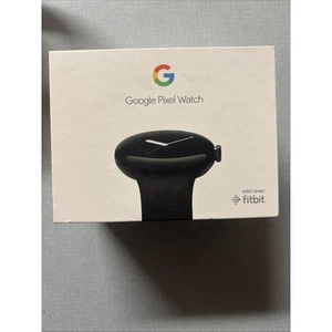 Google Pixel Watch 41mm Matte Black Stainless Steel Case with Obsidian Active... - Picture 1 of 1