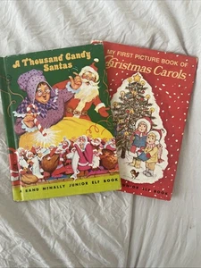 LOT 2 70er JAHRE RAND MCNALLY JUNIOR ELFE WEIHNACHTSBÜCHER - Bild 1 von 17