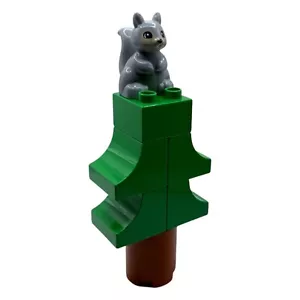 LEGO® Duplo Tanne mit Eichhörnchen Baum Wald MOC Tiere Tier Fantasie - Bild 1 von 8
