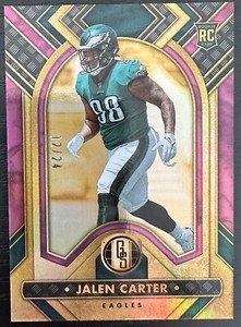 2023 Panini Gold Standard Jalen Carter #148 Purple Rookie /24 SP PHI Eagles