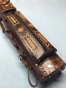 Estuche taco Win Genuine Tooled Cuero 3 Butt 5 Ejes 3x5 (un aturdedor) - Imagen 1 de 12