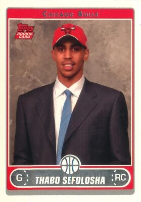 Thabo Sefolosha RC 2006-07 Topps Basketball Rookie Card # 257 Chicago Bulls - Image 1 of 2