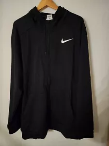 Chaqueta con capucha Nike Pro Dri-Fit Training con cremallera completa talla grande CZ6376 010 nueva con etiquetas - Imagen 1 de 2