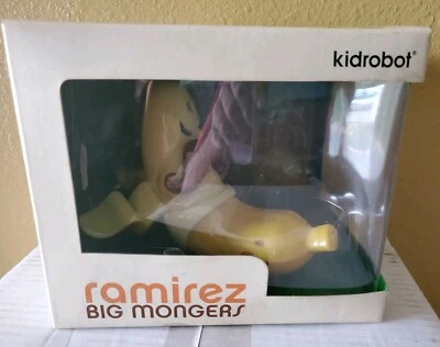 Ramirez Big Monger Banana Mustache 6'' Rare Frank Kozik Kidrobot Rare NIB 2009 - Image 1 of 4