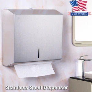 Dispensador de toallas de papel de acero inoxidable impermeable sin contacto pliegue en C/multi pliegue - Imagen 1 de 9