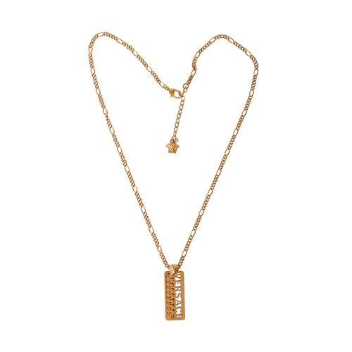 Ciondolo Collana Catena Metallo Versace Unisex Colore Oro