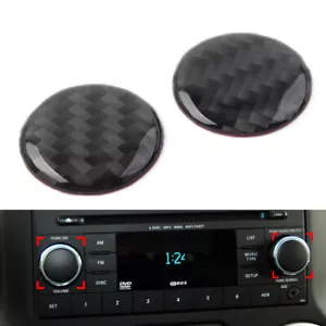 Central Control Radio Switch Knob Cover Trim For Jeep Wrangler JK 2011-2017 - Picture 1 of 10