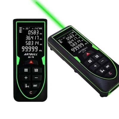 New Digital Laser Rangefinder Measuring Tape Good Distance Meter Range Finder - Image 1 of 4