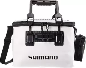 Shimano Bakkan Fishing Tackle Semi Hard Ev Bag Bk-026Q 40Cm White Tracking - Picture 1 of 5