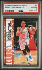 2013 Rittenhouse WNBA Armintie Price Herrington PSA 8 Atlanta Dream Ole Miss - Picture 1 of 2