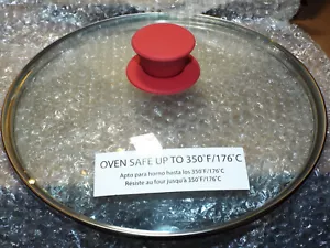 10.5” Round Tempered Glass Lid Frying Pan Skillet Cover - Picture 1 of 4