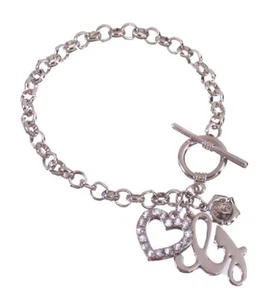 Guess Bettelarmband Silber Herz Kristall Logo Box Geschenkbox Schmuck - Bild 1 von 1