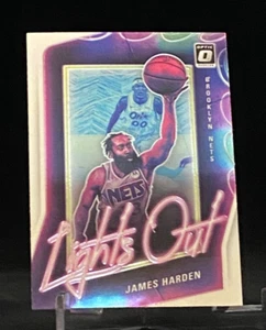 2020-21 Panini Donruss Optic Lights Out #1 James Harden Brooklyn Nets - Picture 1 of 2