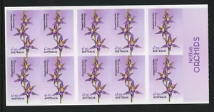 Australia 2025 Native Orchids Self Adhesive 3v Booklets of 10 - Flowers Flora - Picture 1 of 6
