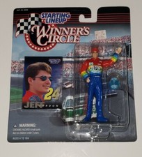 1997 NASCAR STARTING LINEUP Jeff Gordon Winners Circle Figure + Card Auto Racing